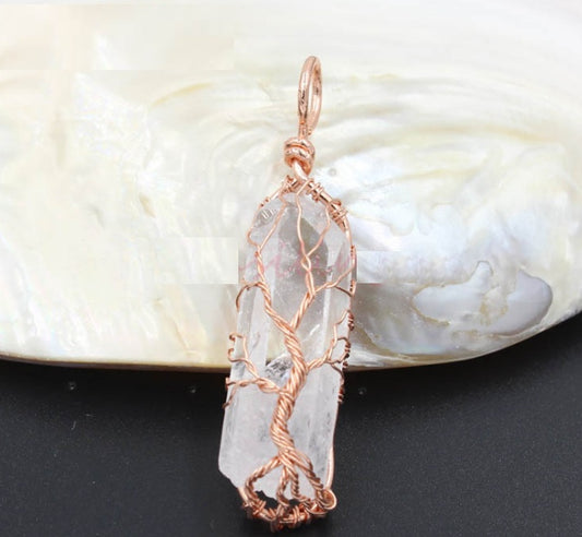 Soulstone Tree of Life Crystal Necklace – product image 2