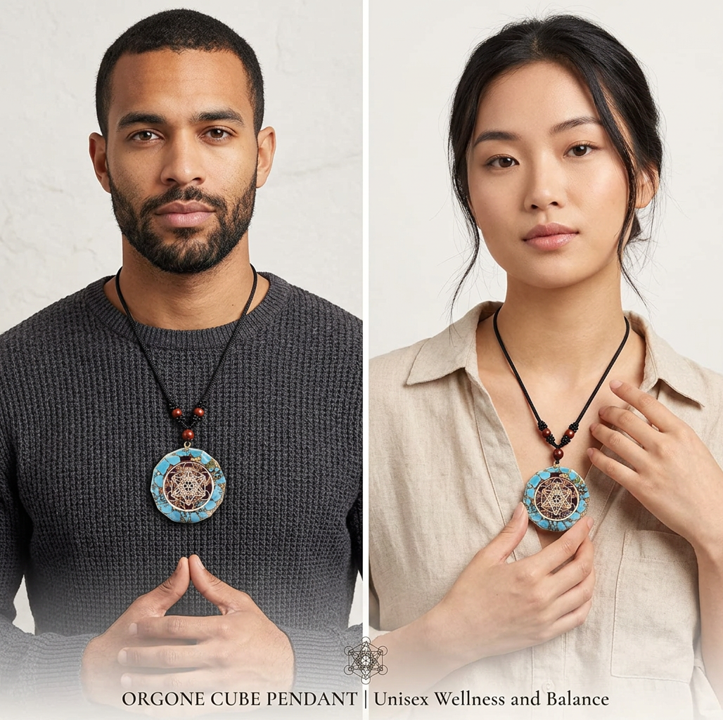 Sacred Geometry Crystal Pendant