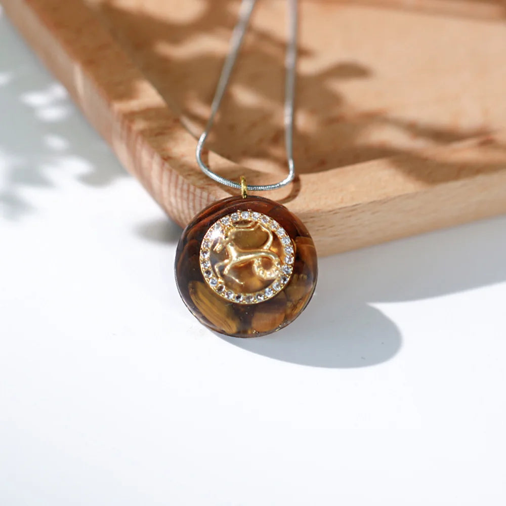 Handcrafted Zodiac Crystal Necklace