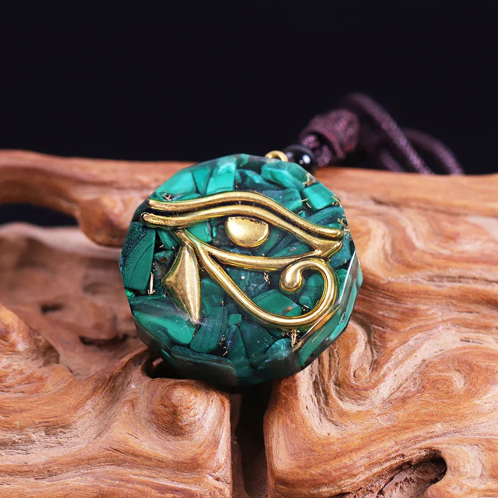 Eye of Horus Crystal Necklace