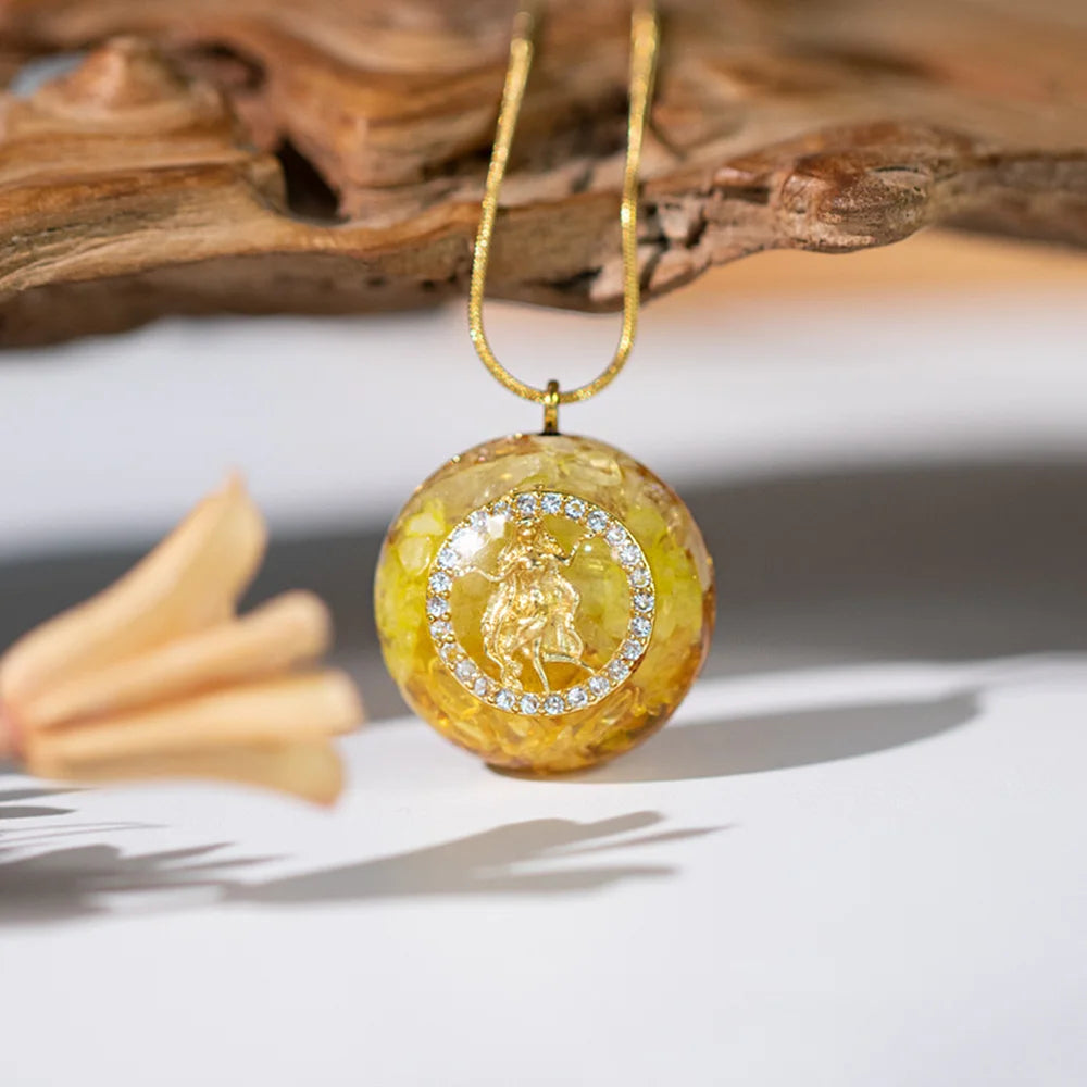 Handcrafted Zodiac Crystal Necklace