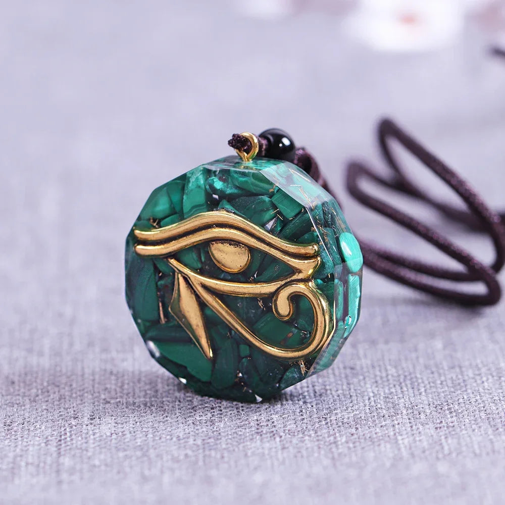 Eye of Horus Crystal Necklace