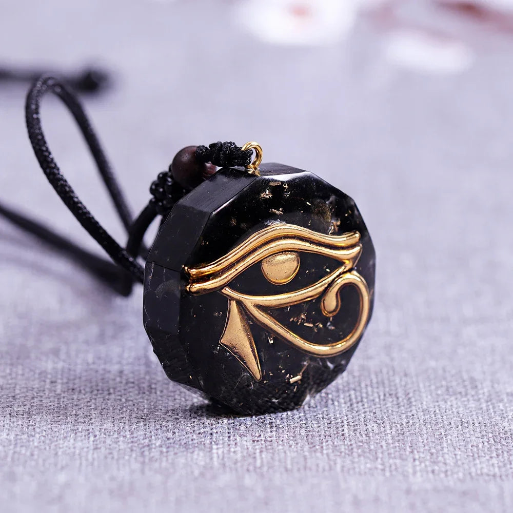 Eye of Horus Crystal Necklace