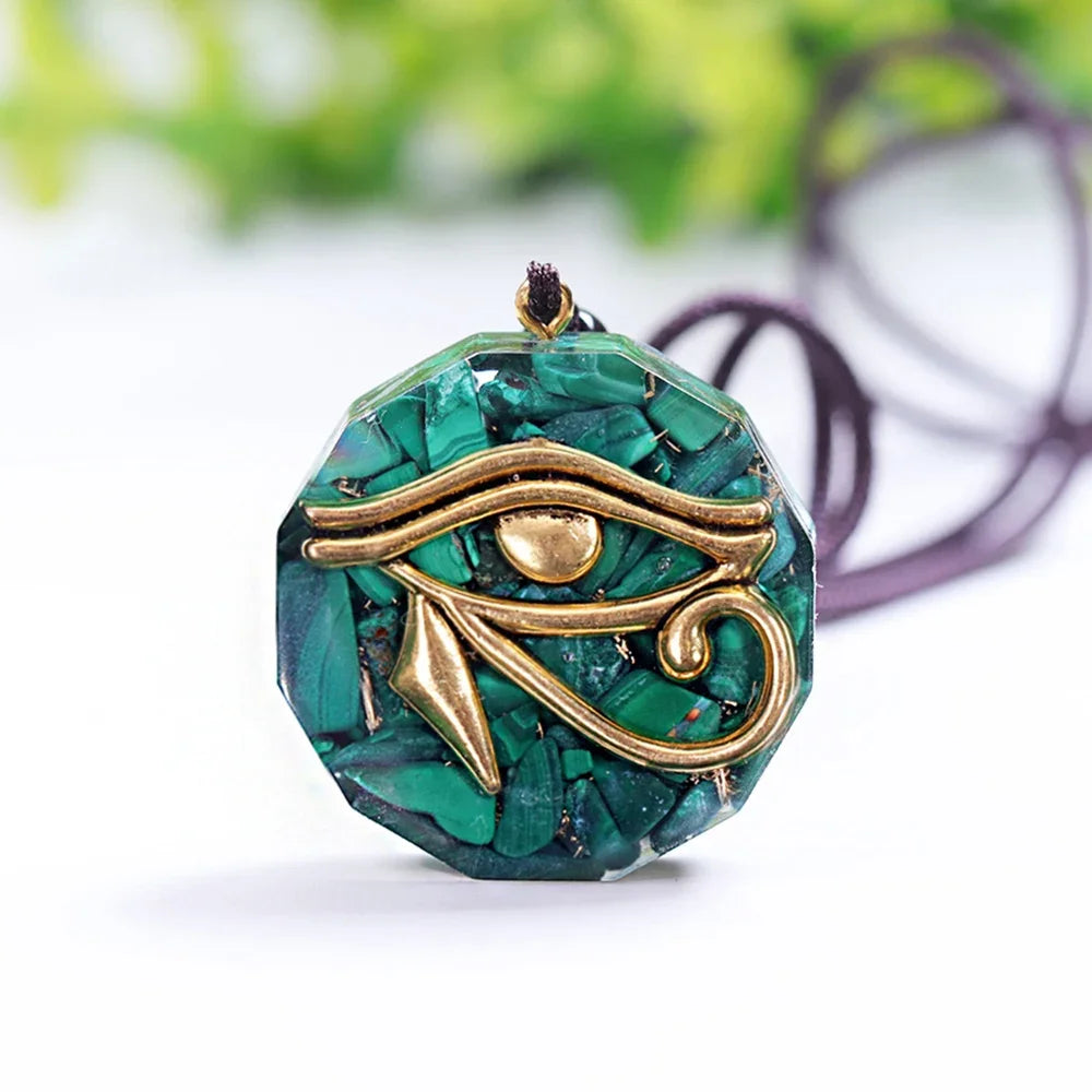 Eye of Horus Crystal Necklace