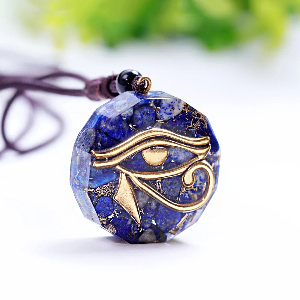 Eye of Horus Crystal Necklace