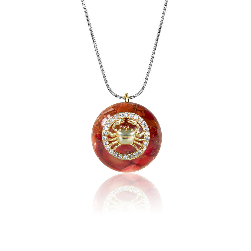 Handcrafted Zodiac Crystal Necklace