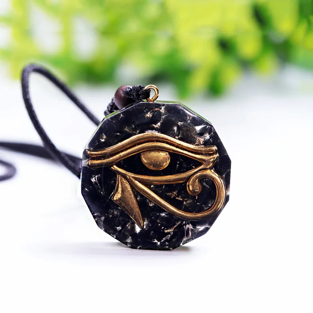 Eye of Horus Crystal Necklace