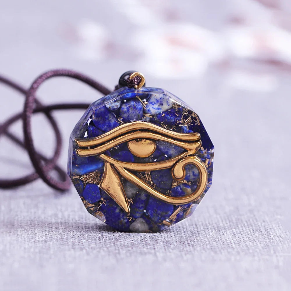 Eye of Horus Crystal Necklace