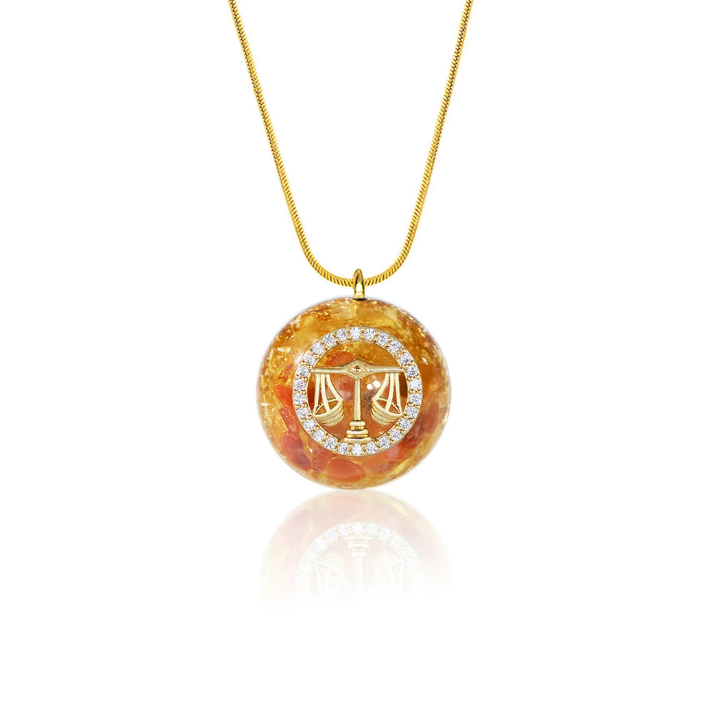 Handcrafted Zodiac Crystal Necklace