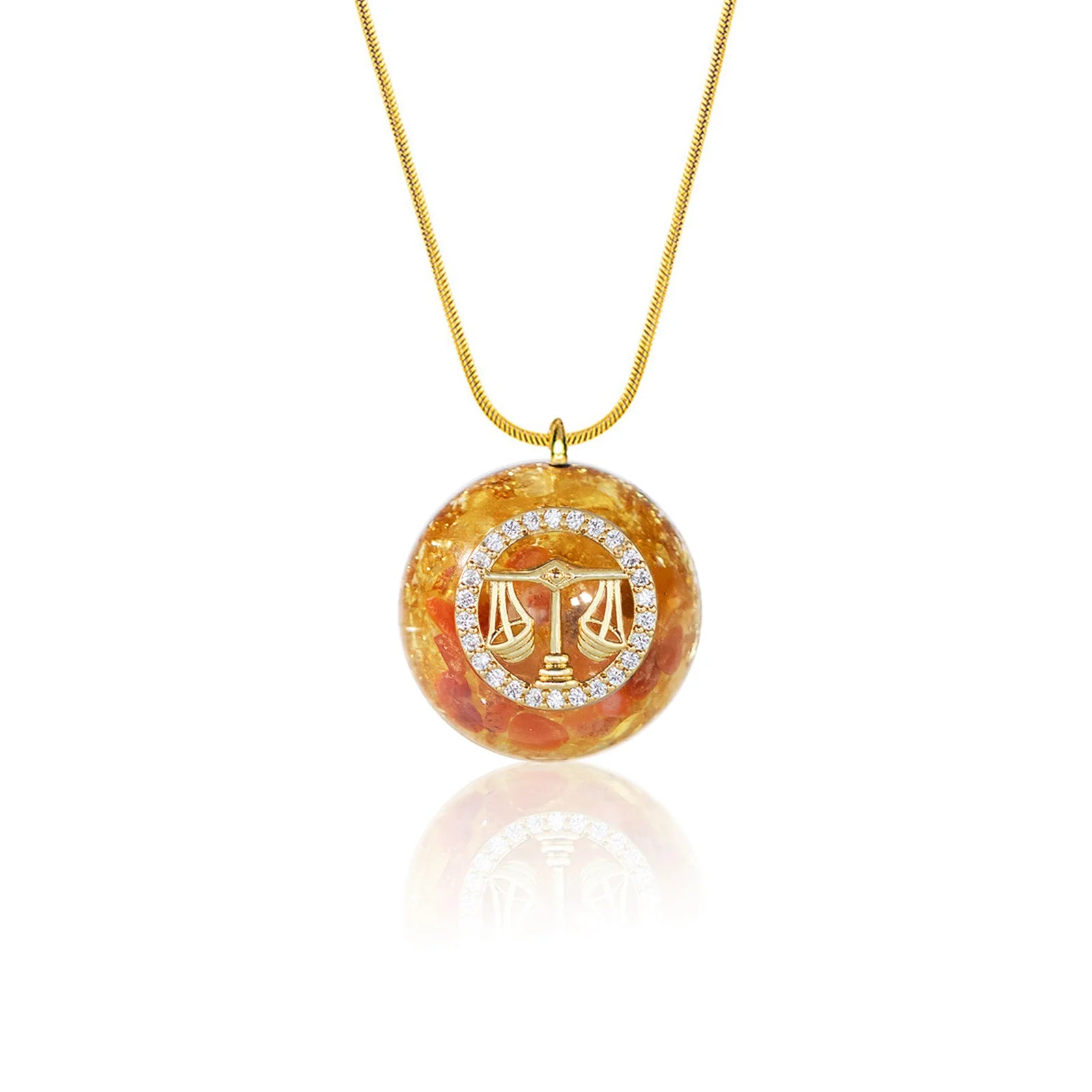 Handcrafted Zodiac Crystal Necklace