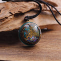 Handmade Sacred Geometry Crystal Pendant