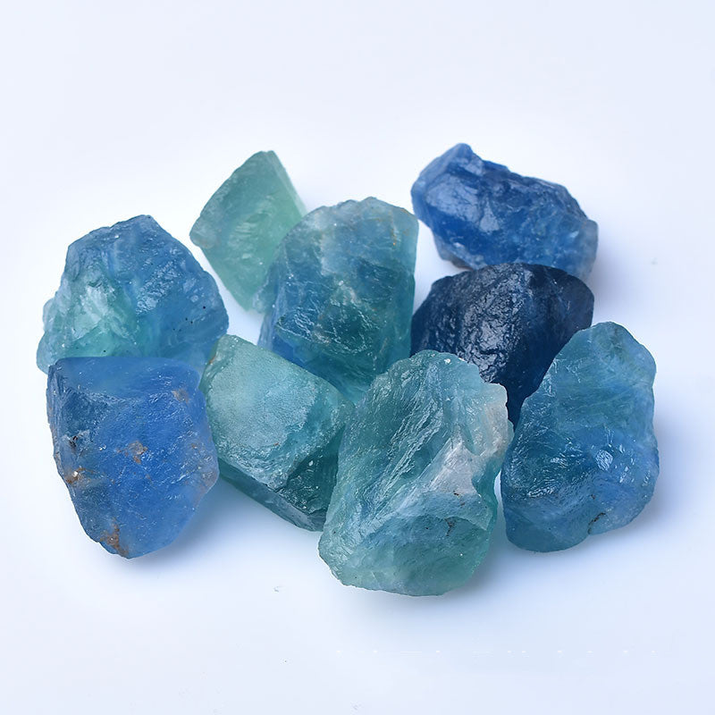 Natural Blue Fluorite Rough Crystal Stone — 100g – product image 3