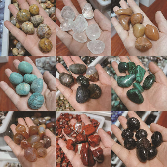 Large Polished Natural Crystal Stones – main product image