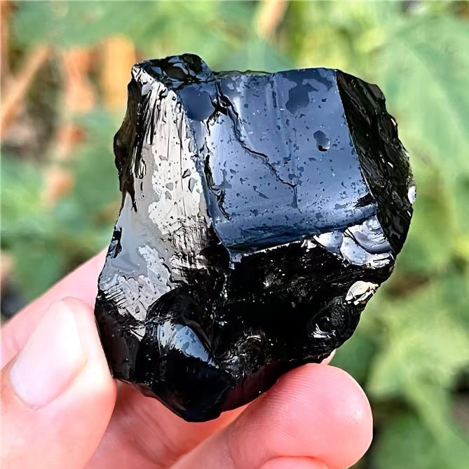 Natural Black Obsidian Rough Stones – product image 3