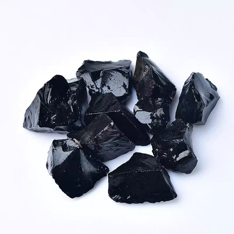 Natural Black Obsidian Rough Stones – product image 4