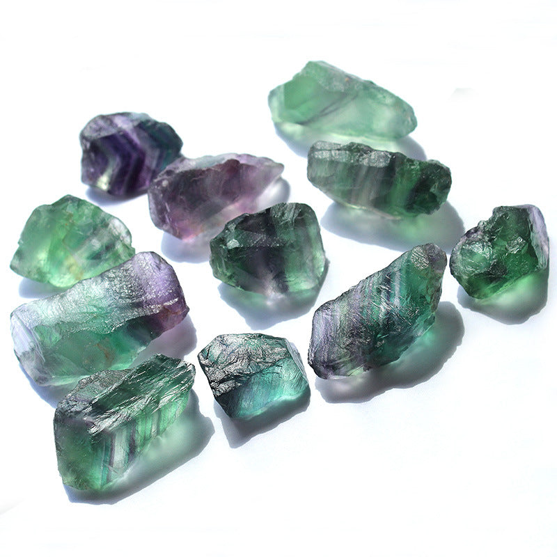 Natural Fluorite Ore Rough Stone — 100g – main product image