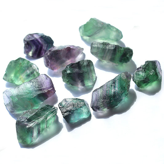 Natural Fluorite Ore Rough Stone — 100g – main product image