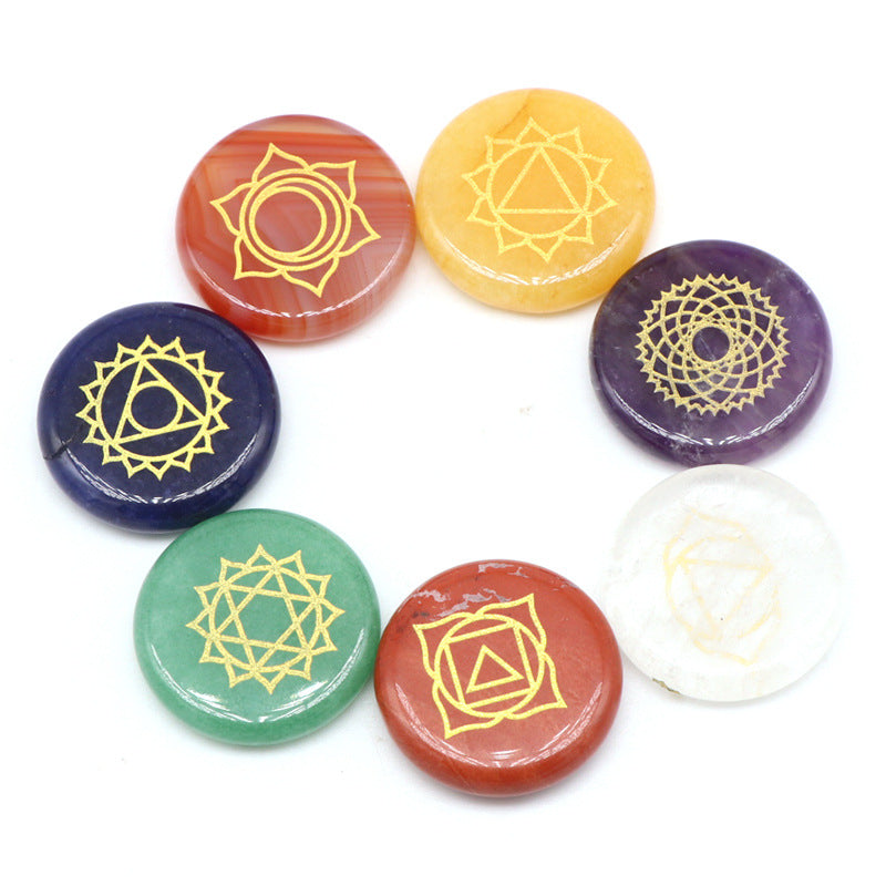 Seven Chakra Natural Stone Set – product image 3
