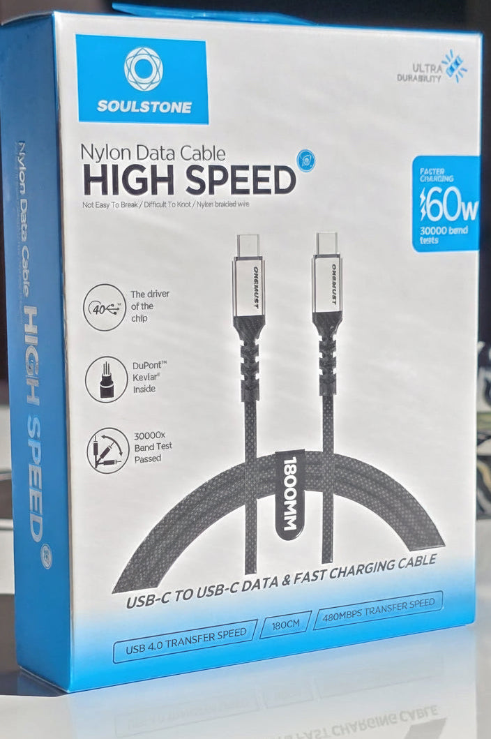 SoulStone 60W USB-C to USB-C Cable – product image 4