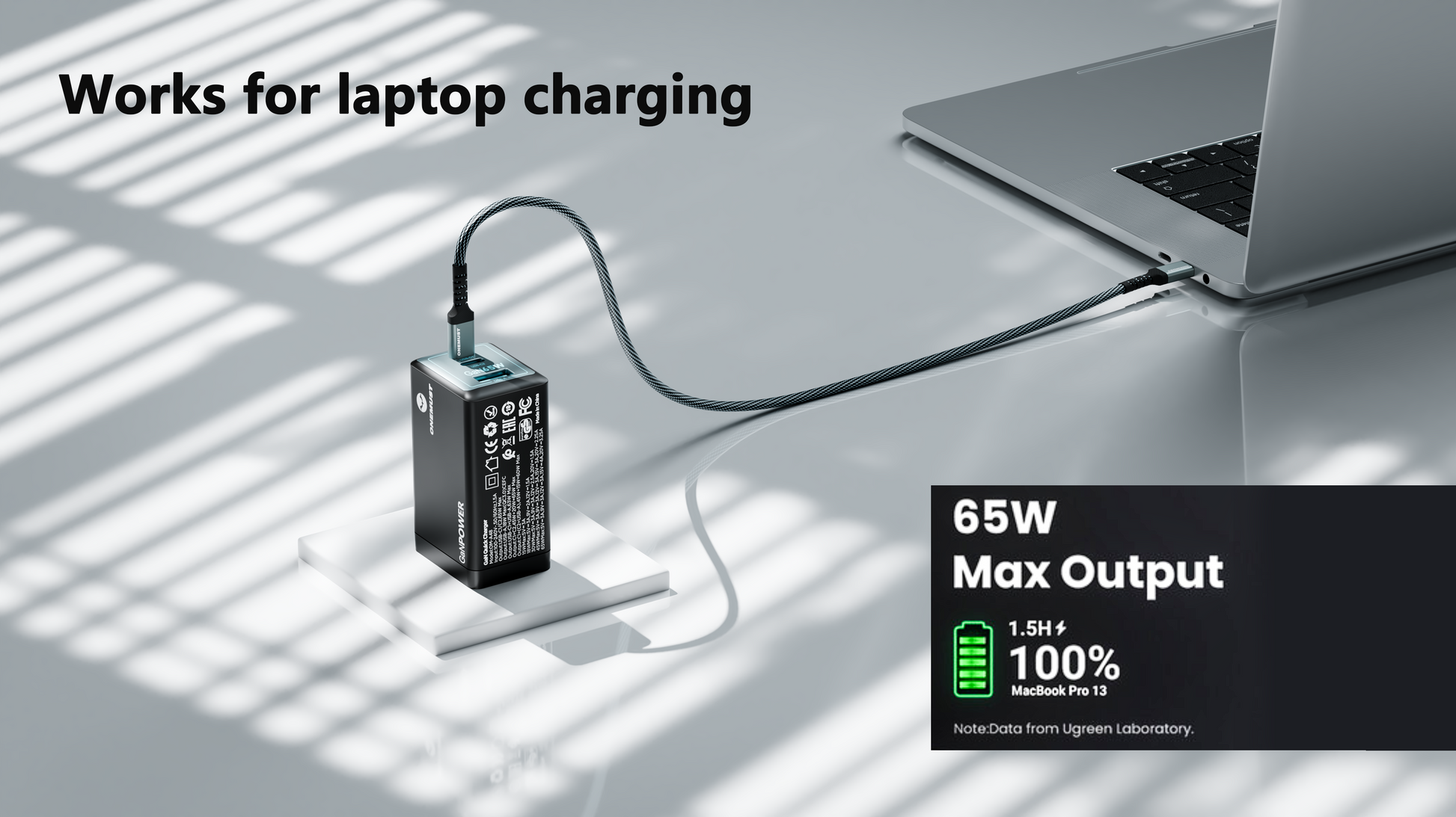 SoulStone 65W GaN Charger — 3 Port – product image 3