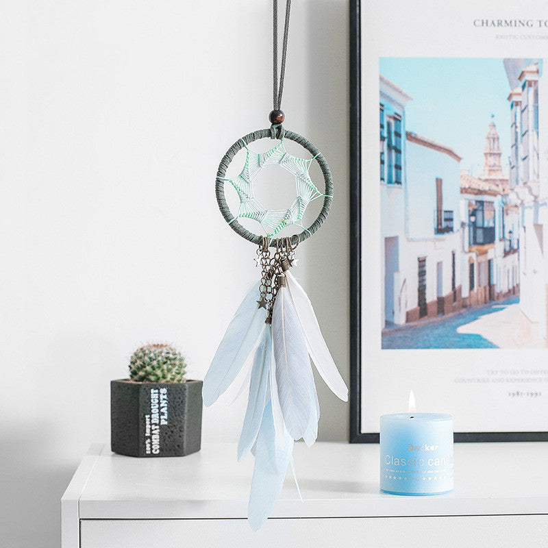 Pompon plume Soulstone – bijou de sac et porte-clés – image produit 4