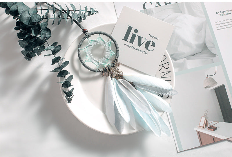 Pompon plume Soulstone – bijou de sac et porte-clés – image produit 8