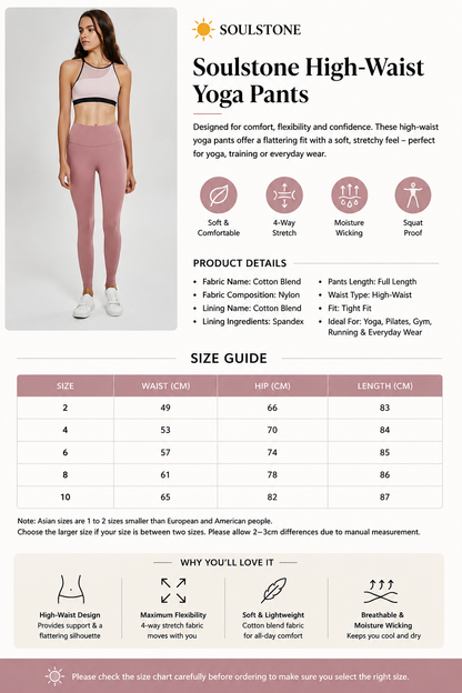 Soulstone yogabyxor med hög midja – produktbild 2