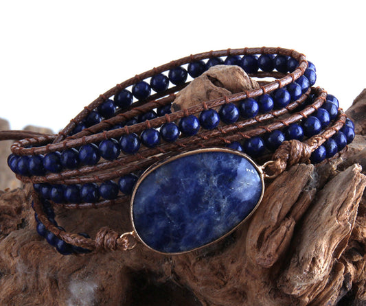 Soulstone Natural Stone Wrap Bracelet – main product image