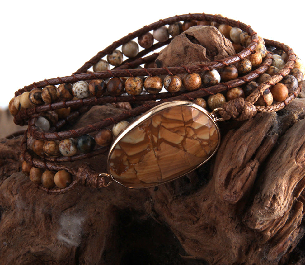Soulstone Natural Stone Wrap Bracelet – product image 8