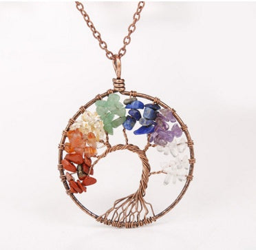 Soulstone Tree of Life Agate Necklace – main product image