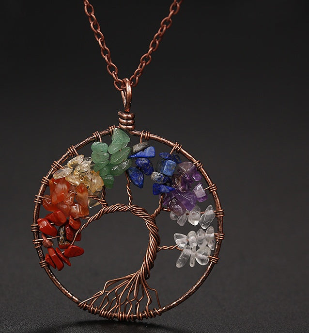 Soulstone Tree of Life Agate Necklace – product image 2