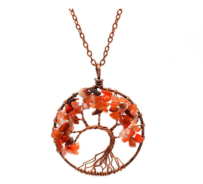 Soulstone Tree of Life Agate Necklace – product image 4