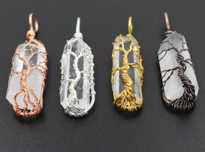 Soulstone Tree of Life Crystal Necklace – product image 5