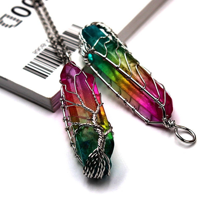 Soulstone Tree of Life Crystal Necklace – product image 7