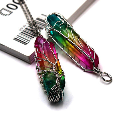 Soulstone Tree of Life Crystal Necklace – product image 7