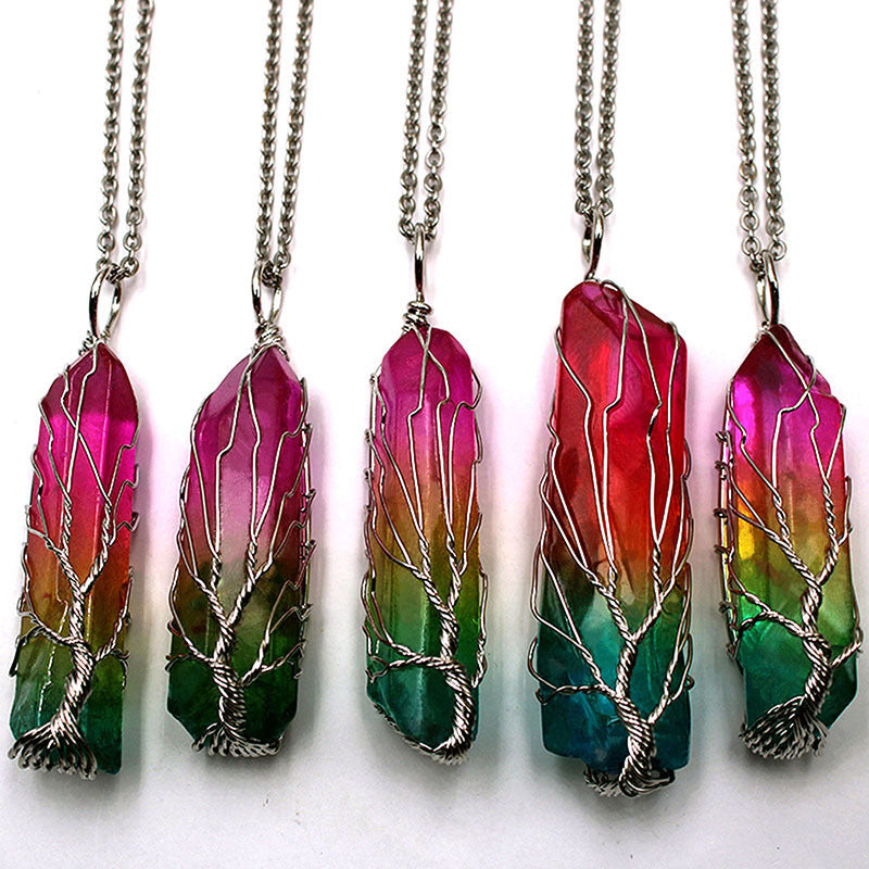 Soulstone Tree of Life Crystal Necklace – product image 8