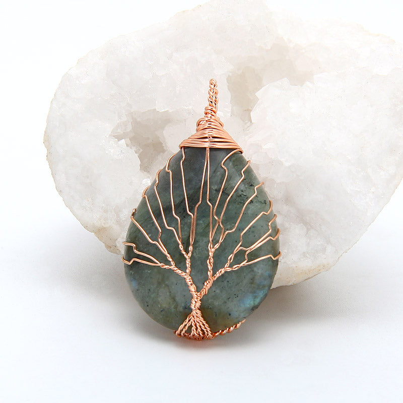 Soulstone Tree of Life Crystal Pendant – product image 4