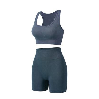 Soulstone sömlöst yogaset med sport-bh och shorts – produktbild 7